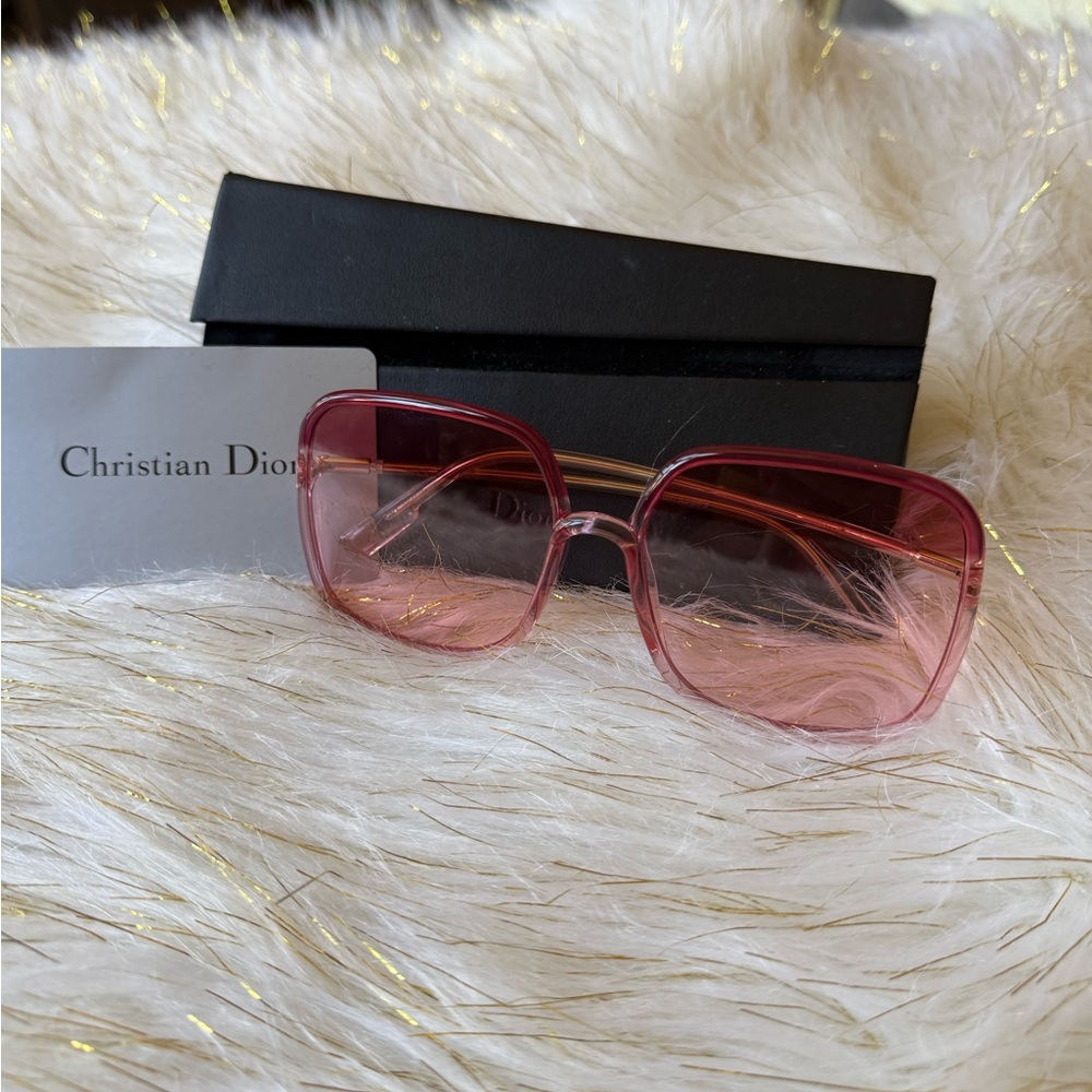 Dior Rose-Tinted Sunglasses